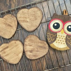 Fresh baked cardboard Art decor